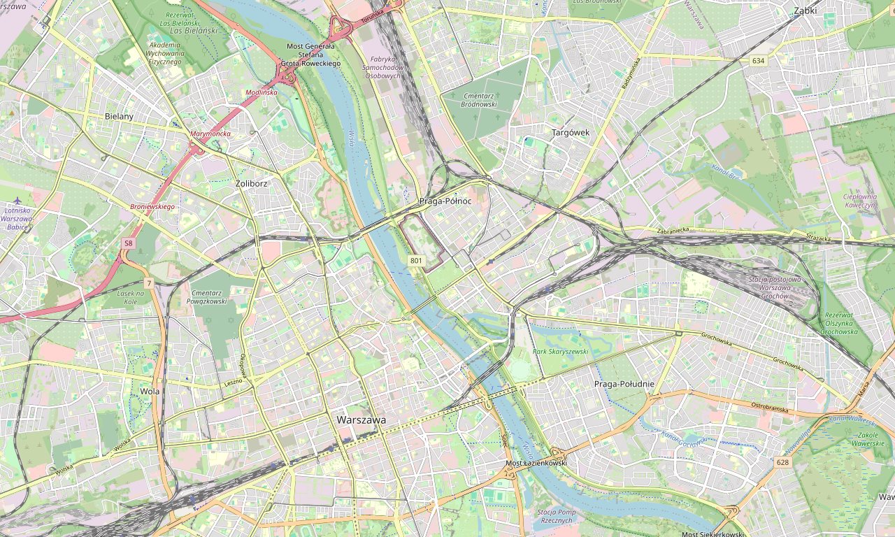 Mapa Pragi